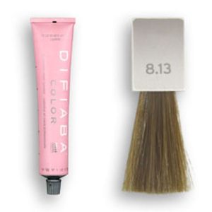 Difiaba Tinte 8.13 Rubio Claro Ceniza Dorado 90ml-