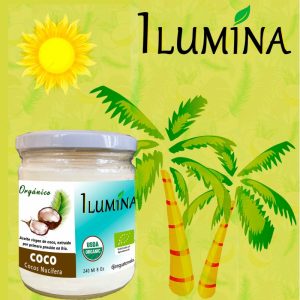 Ilumina Aceite de Coco Organico 8 Onzas