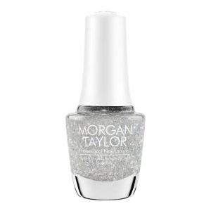 Morgan Taylor Liquid Frost 15ml- Plateaado con Escarcha