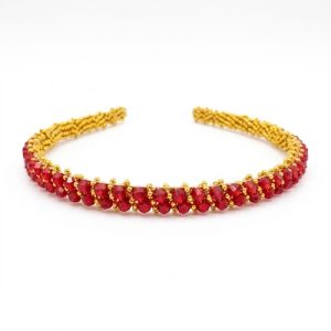 Diadema Con Mostacillas Unidad
