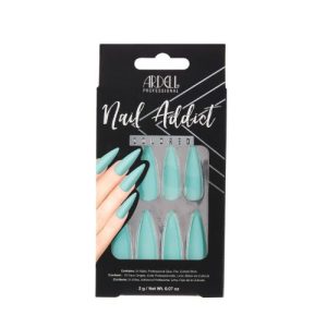 Ardell Nail Addict Blue Lagoon Kit Press On Nails 24 U&ntilde;as PROMO WEB