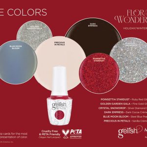 Gelish Floral Wonderland Coleccion 6 Colores