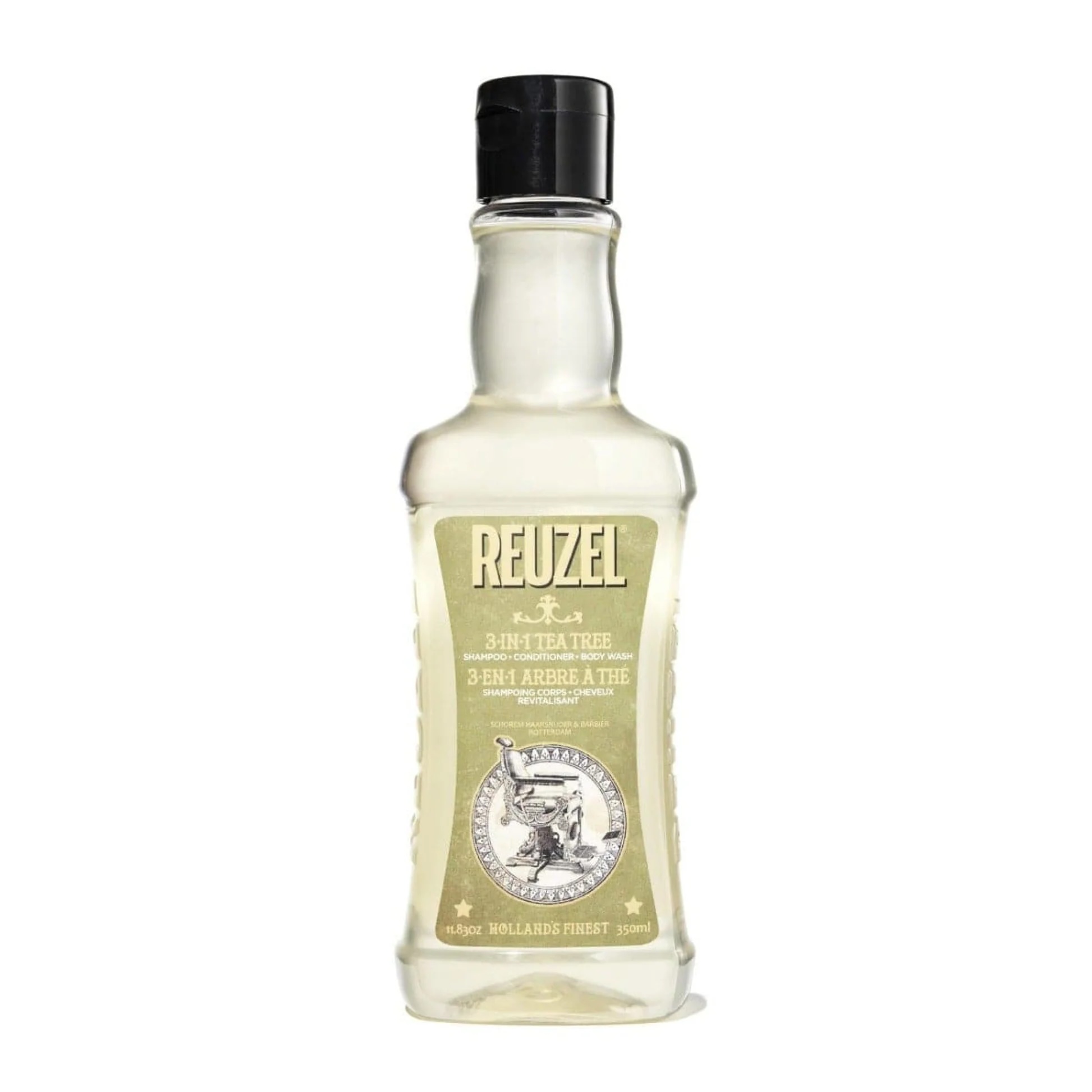 Reuzel 3 en 1 Shampoo, Acondicionador y Gel de Ducha Te Verde