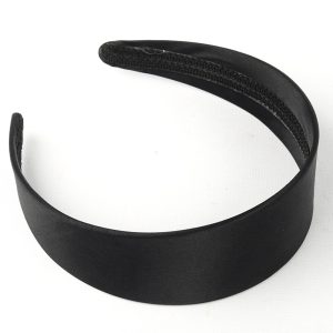 Diadema para Cabello Negra Satin