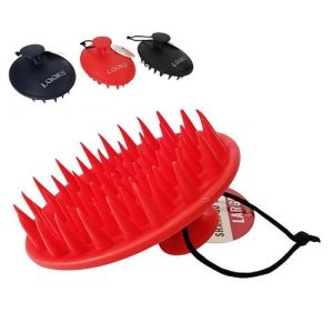 LQQKS Cepillo Masajeador para Cabello Negro o Rojo