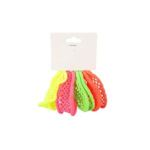 Colas Mesh Colores Neon 4 Unidades