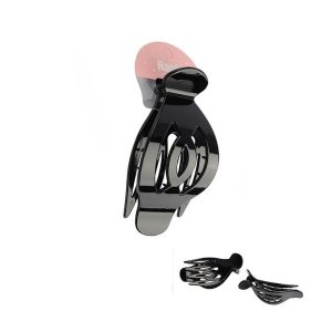 Clip para el Cabello Color Negro 9cms