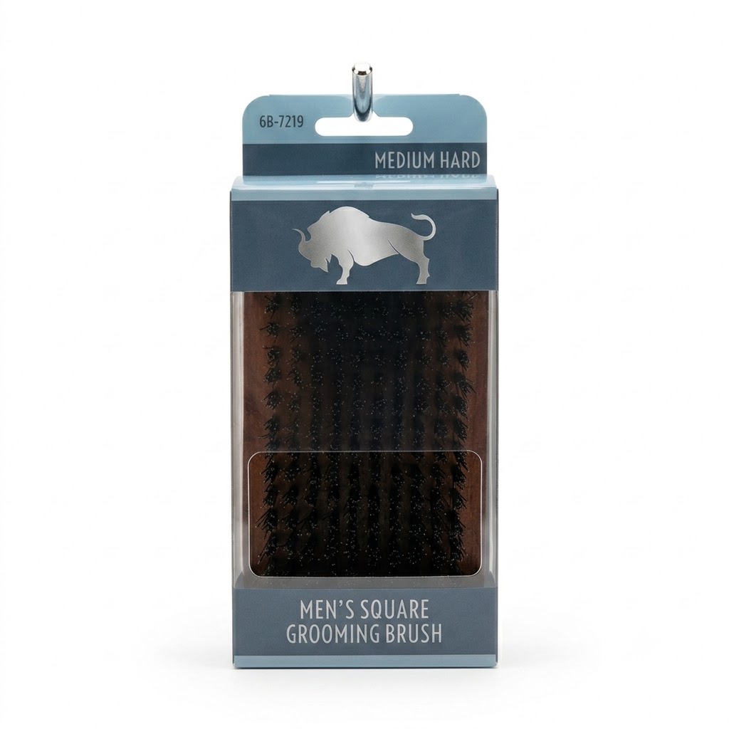 Cepillo de Madera para Hombre Cerdas Naturales